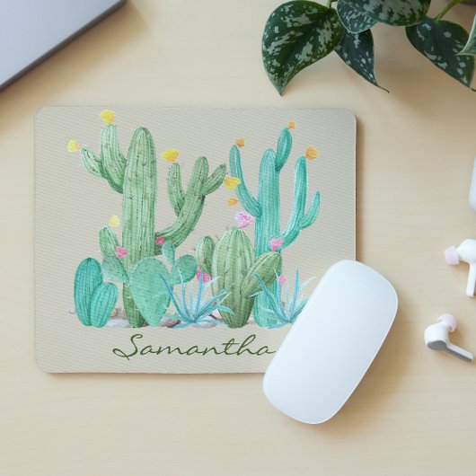 Cactus Cacti Succulent Südwestwüste Mousepad