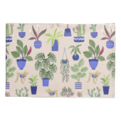 Cactus Cacti Succulents Pink Kissenbezug (Rückseite-Links)