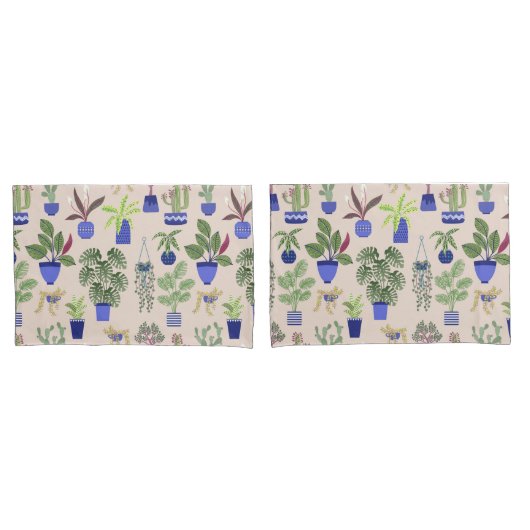 Cactus Cacti Succulents Pink Kissenbezug (Vorderseite-Set)