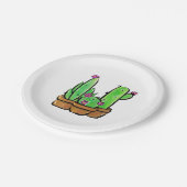 Cactus cacti succuli pappteller (Schrägansicht)