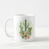 Cactus Cacti Topted Pflanze Sukkulturen Kaffeetasse (Links)