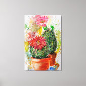 Cactus Canvas Print - Malerei Leinwanddruck (Vorderseite)