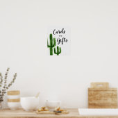 Cactus Cards and Gifts Signage Poster (Küche)