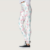 Cactus Christmas Flamingos Leggings (Links)