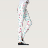 Cactus Christmas Flamingos Leggings (Rechts)