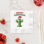Cactus Christmas Hat Xmas Serviette (Beispiel)