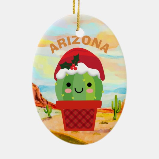 Cactus Christmas Ornament (Hinten)
