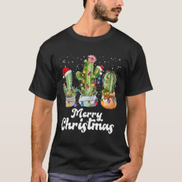 Cactus Christmas Pj Kostüme Party Pflanze Liebhabe T-Shirt