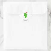 Cactus Christmas Stern-Aufkleber (Tasche)