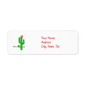 Cactus Christmas Tree - Address Labels (Vorne)
