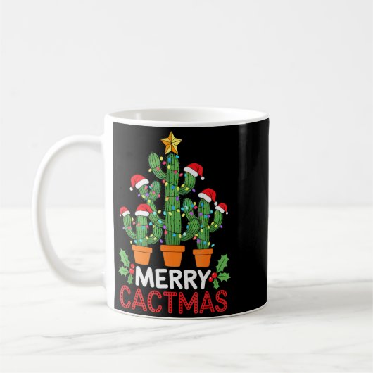 Cactus Christmas Tree Funny Merry Cactmas Cactus M Kaffeetasse (Links)