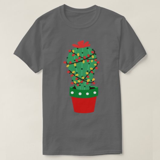 Cactus Christmas Tree I T-Shirt (Design vorne)