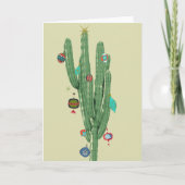 Cactus Christmas Tree Karte (Vorderseite)