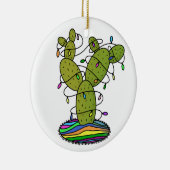 Cactus Christmas Tree Keramik Ornament (Rechts)