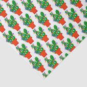 Cactus Christmas Tree Tissue Seidenpapier (Ausschnitt)