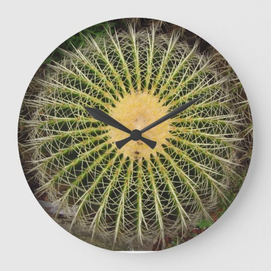 Cactus Clock Große Wanduhr (Vorderseite)