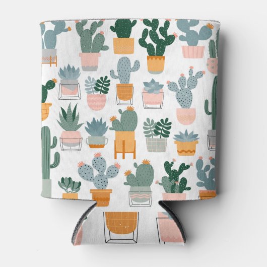 Cactus Collection in Pots Design Dosenkühler (Vorderseite)