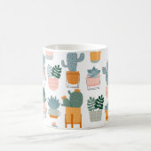 Cactus Collection in Pots Design Kaffeetasse (Mittel)