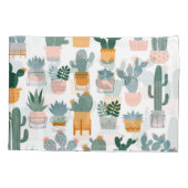 Cactus Collection in Pots Design Kissenbezug (Rückseite)