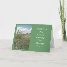 Cactus Coloring Desert Greeting Card oder Note Car Karte