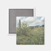 Cactus Coloring Desert Kühlschrank Magnet (Vorderseite/Rückseite)
