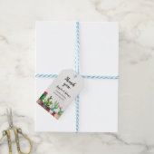 Cactus Couples Dusche Vielen Dank Tag Geschenkanhänger (Mit Garn)