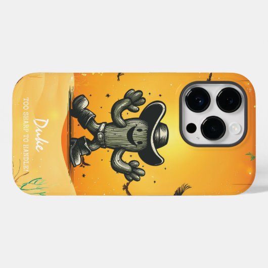 Cactus Cowboy - Western Charm & Cool Vibes Case-Mate iPhone Hülle (Rückseite (Horizontal))