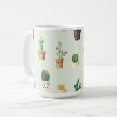 Cactus Craze Pflanze Pots Blume Tasse (Vorderseite Links)