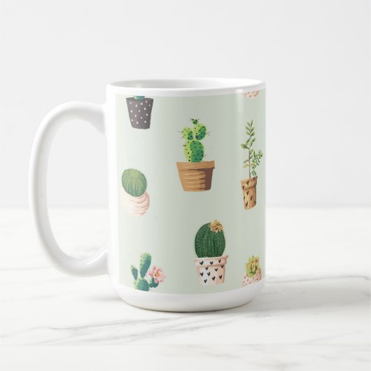 Cactus Craze Pflanze Pots Blume Tasse (Links)
