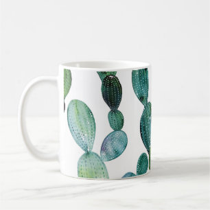 Cactus Craze: Tropical Watercolor Trend Kaffeetasse