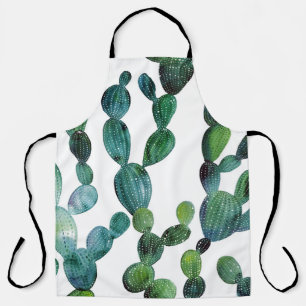Cactus Craze: Tropical Watercolor Trend Schürze