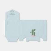 Cactus Cupcakes Kinderdusche Danke Blue Pink Geschenkschachtel (Ungefaltet)