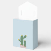 Cactus Cupcakes Kinderdusche Danke Blue Pink Geschenkschachtel (Geöffnet)
