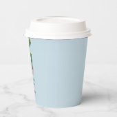 Cactus Cupcakes Kinderdusche Danke Blue Pink Pappbecher (Links)