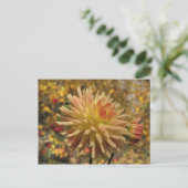 Cactus Dahlia Postcard Postkarte (Stehend Vorderseite)