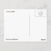 Cactus Dahlia Postcard Postkarte (Rückseite)