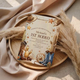 Cactus Desert 1st Rodeo Party Einladung