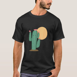 Cactus Desert Blume Sunrise Arid Pflanze T-Shirt