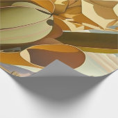 Cactus Desert Boho Geschenkpapier (Ecke)