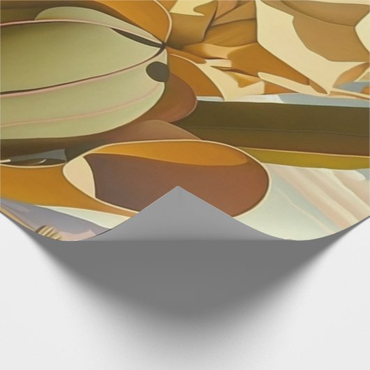 Cactus Desert Boho Geschenkpapier (Ecke)