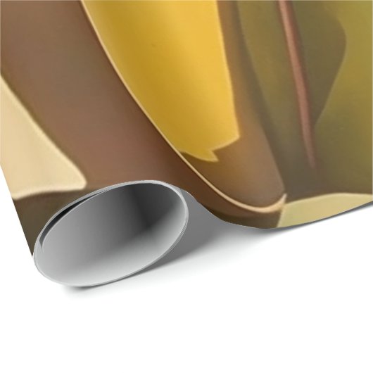 Cactus Desert Boho Geschenkpapier (Rolleneckpunkt)