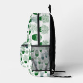Cactus desert cacti Pflanze Moderne Muster Bedruckter Rucksack (Rechts)