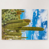 Cactus Desert Garden Floral Pflanze Botanisch Puzzle (Horizontal)
