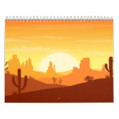 Cactus Desert Landscape Kalender (Titelbild)