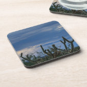 Cactus Desert Monsoon Getränkeuntersetzer (Linke Seite)