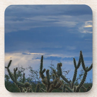 Cactus Desert Monsoon Getränkeuntersetzer
