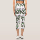Cactus Desert Pattern Capri Leggings (Rückseite)