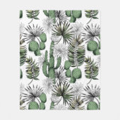 Cactus Desert Pattern Fleecedecke (Vorderseite)