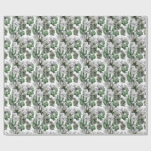 Cactus Desert Pattern Geschenkpapier (Flach)