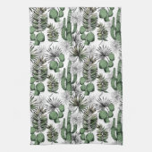 Cactus Desert Pattern Geschirrtuch (Vertikal)